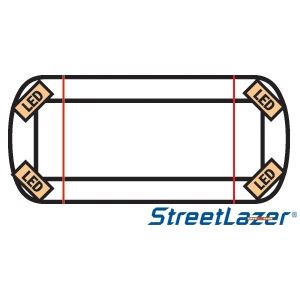 15-01429-E 23" Reflective Amber Streetlazer