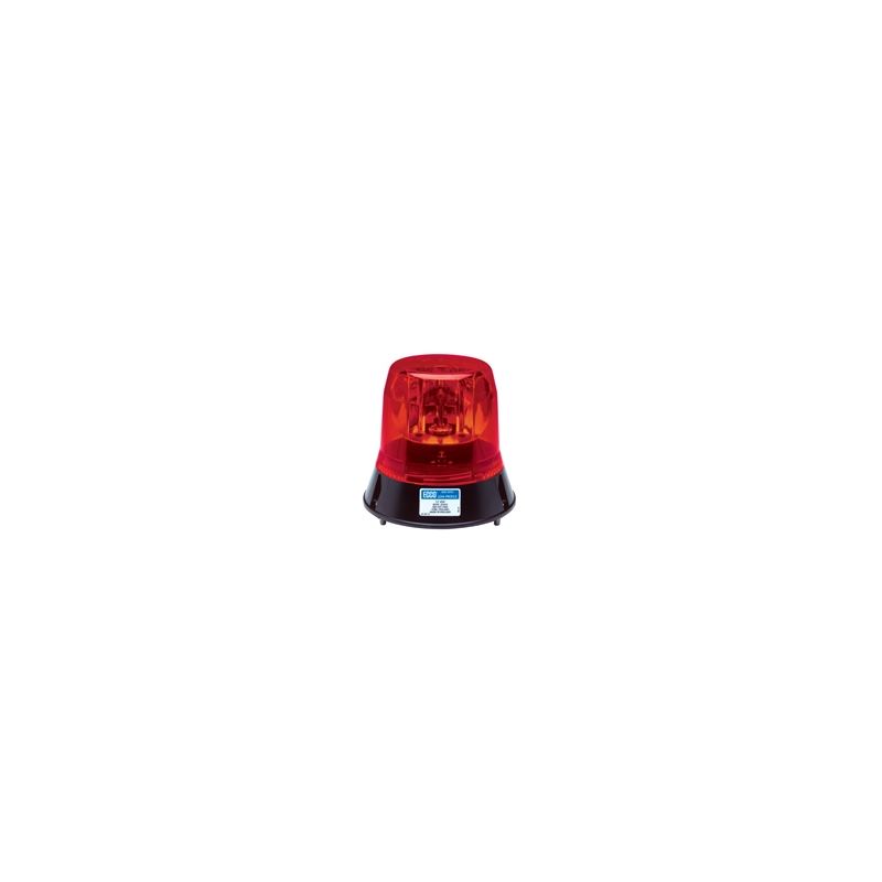 5813R 3-Bolt Mount Red Rotating Beacon