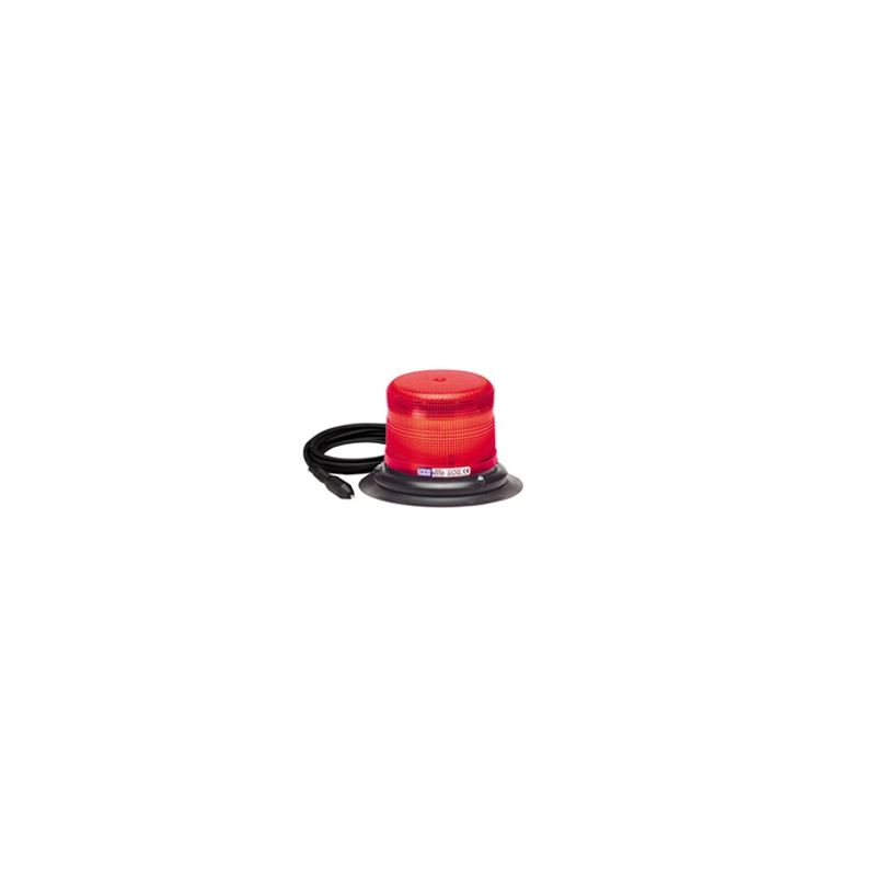 6550R-VM Vacuum Magnet Red Strobe Beacon