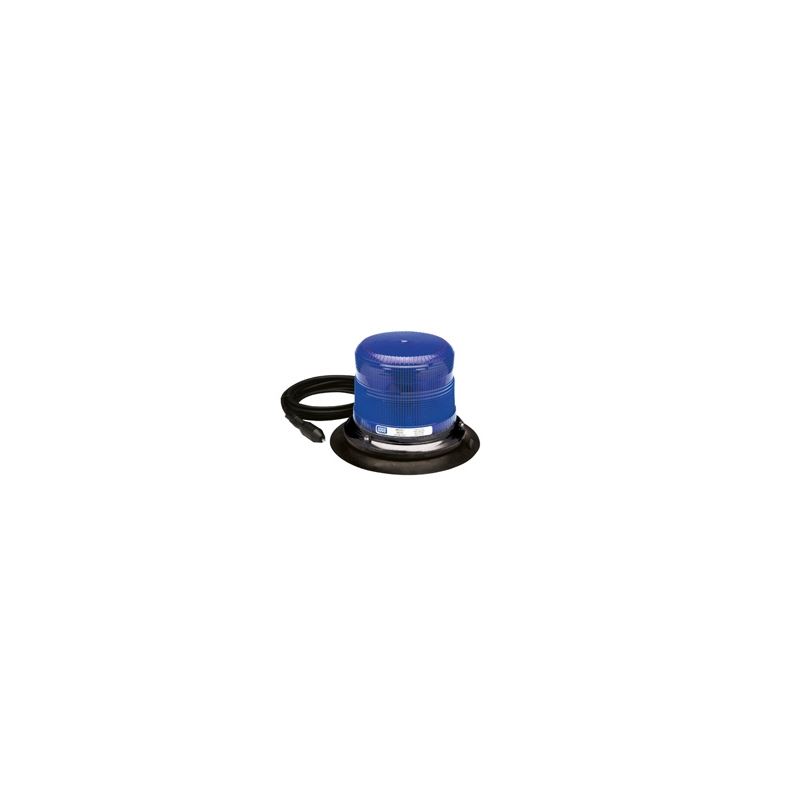 6650B-VM Vacuum Magnet Blue Strobe Beacon