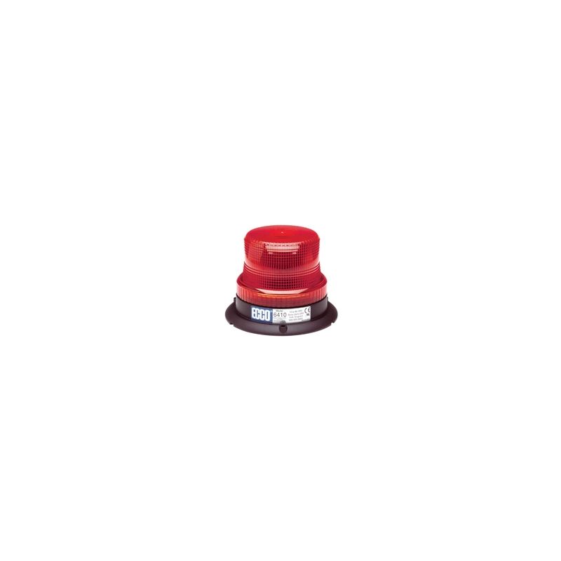 6410R 3-Bolt Red Low Intensity Rotating Strobe Bea