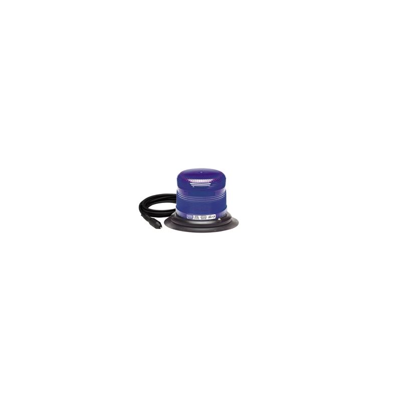 6550B-VM Vacuum Magnet Blue Strobe Beacon