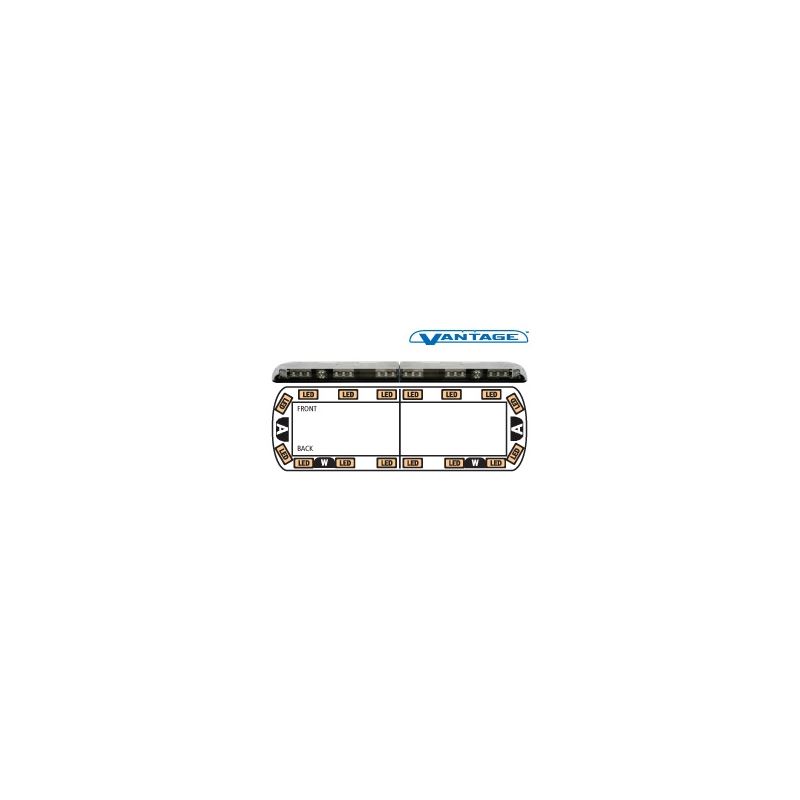 12-00004-E 48" Amber Vantage LED Lightbar