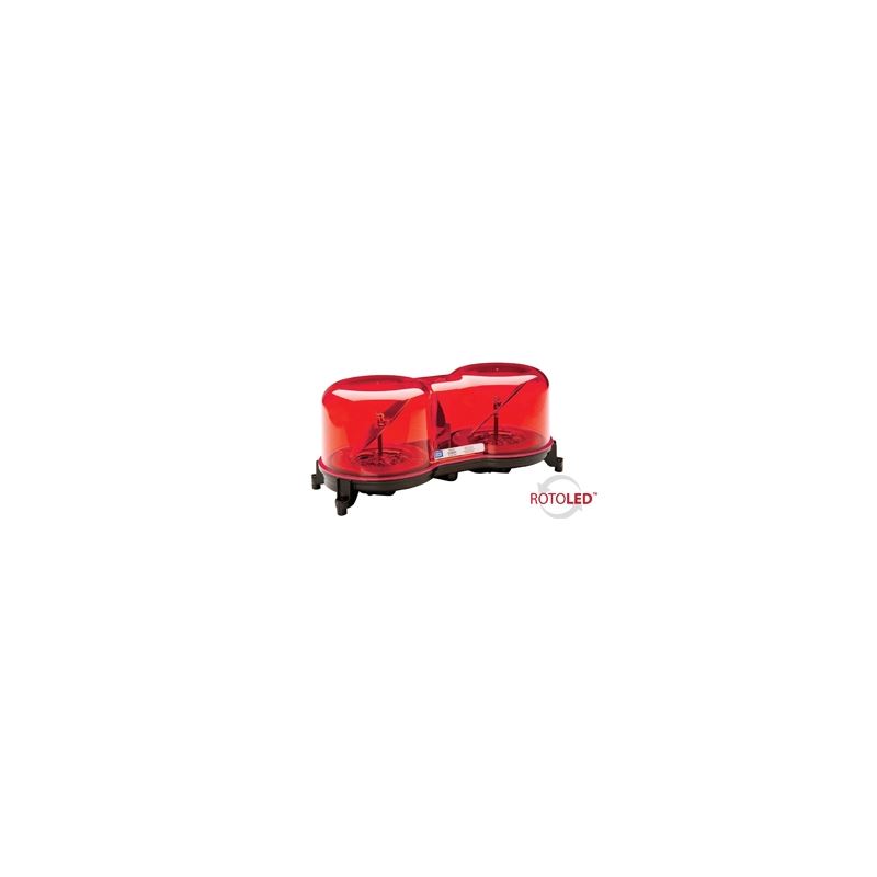 5280R Permanent 13" Red RotoLED Mini Lightbar