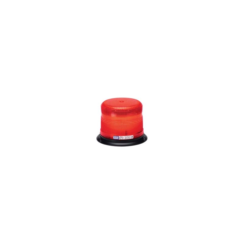 6710R 3-Bolt Red Strobe Beacon