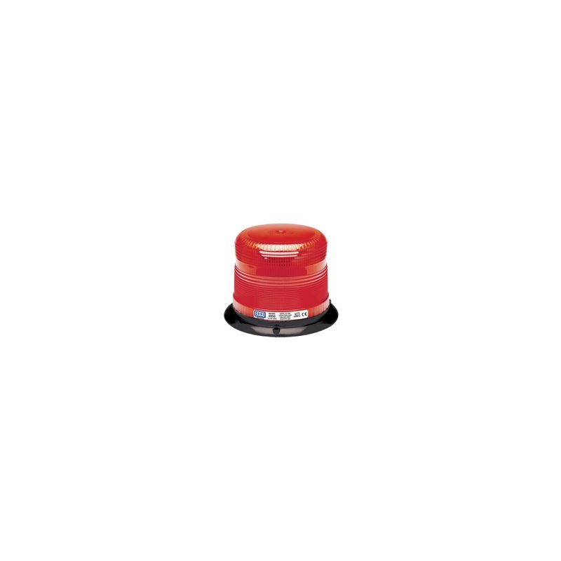 6950R 3-Bolt Red Strobe Beacon