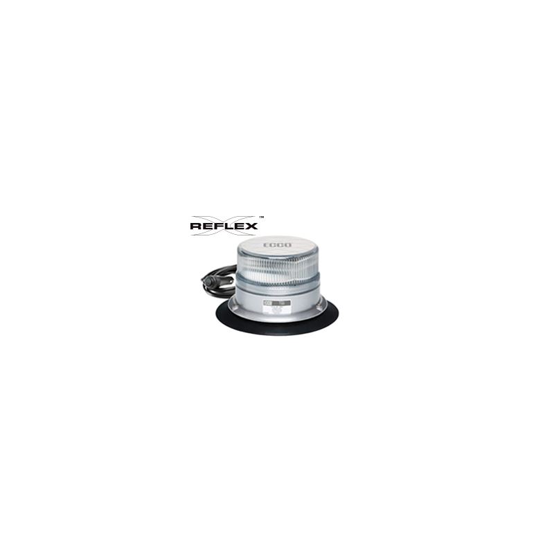 7160CC-VM Vacuum Magnet Clear/Clear Beacon Lens