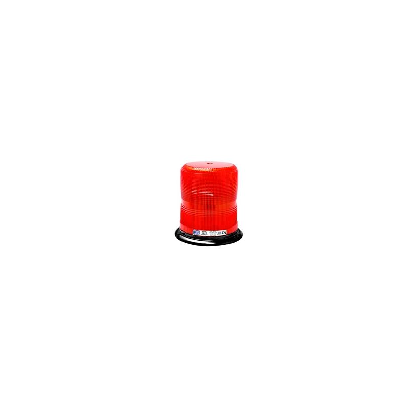 6670R 3-Bolt Red Strobe Beacon