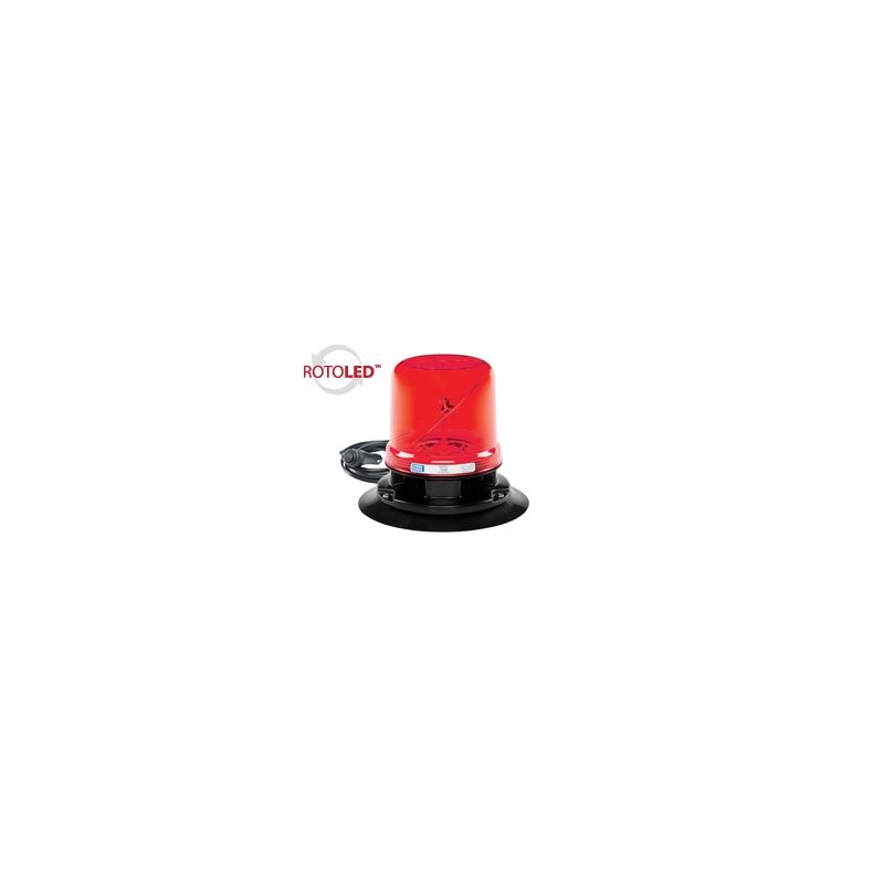 7660R-VM Vacuum Magnet Red ROTOLED Hybrid Beacon